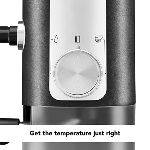 Semi Automatic Espresso Machine and Automatic Milk Frother Attachment