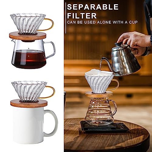 Glass Pour Over Coffee Dripper 1