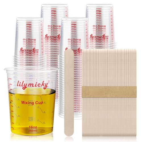 16 oz Plastic Mixing Cups (100 Count)