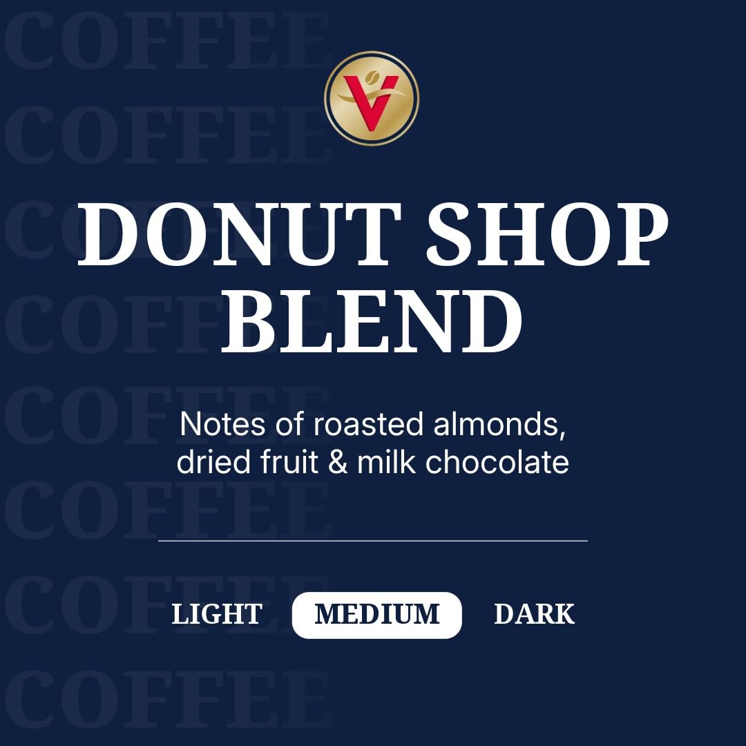 Victor Allen's Coffee Donut Shop Blend, Medium Roast, 42 Count, Single Serve Coffee Pods for Keurig K-Cup Brewers
