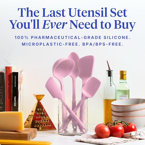 5 Piece Silicone Kitchen Utensils Set (5 Count)