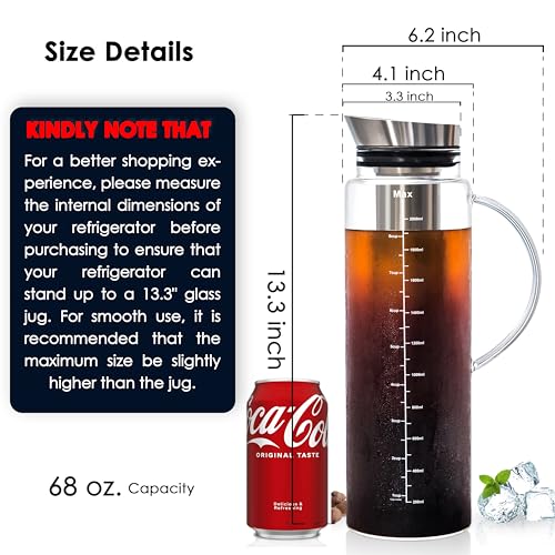 68oz Cold Brew Coffee Maker (68 Ounce)