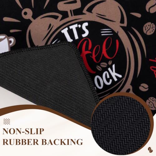 Coffee Mat 2 Pack 12x19 Inch Absorbent Non