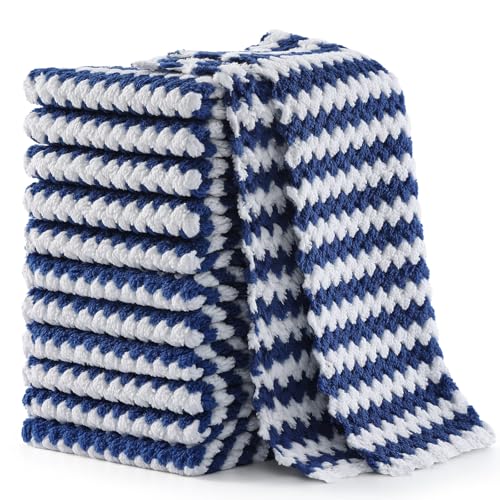 12 Pack Coral Velvet Dish Cloths (12 Count)