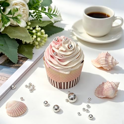 Silver Pearl Sprinkles for Cake Decorating (4.6 Ounce)