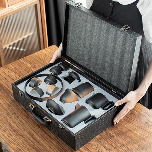 Tea Sets Teaware Kung Fu Tea Set Gift Box Ceramic Teapot Tea Cup Vintage Luxury Chinese Tea Service Set Porcelain Home Items Travel Tea Set Teapot