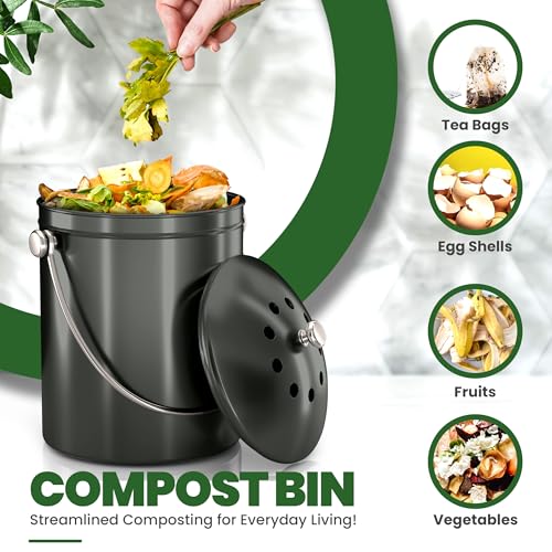Countertop Compost Bin 1.3 Gallon