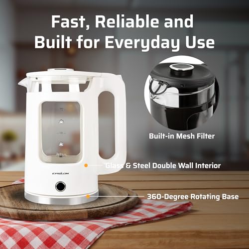 1.7L Glass Electric Kettle