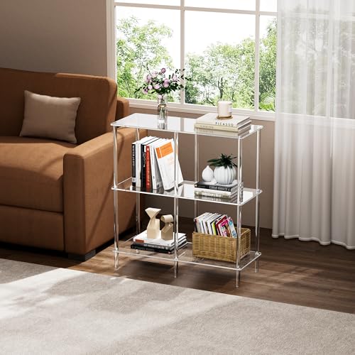 Acrylic Side Table Clear 3