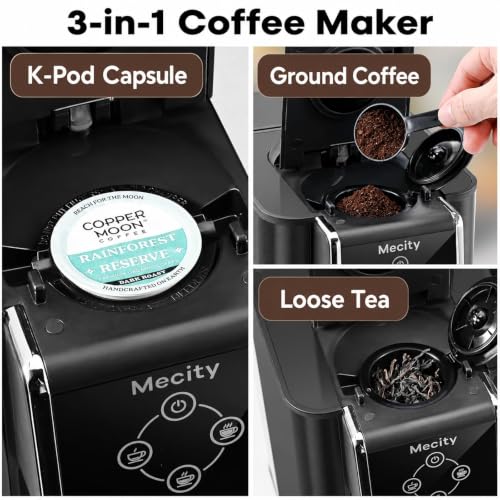 Coffee Maker 3 in 1 Single Serve Coffee Machine