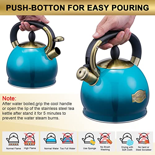 Whistling Tea Kettle Stove Top Teapot