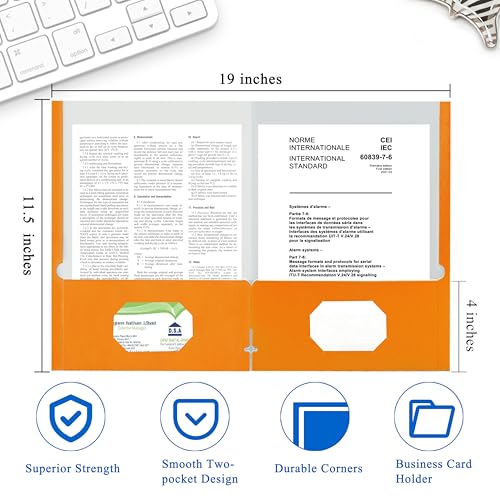 File folders with Pockets (25 Count)