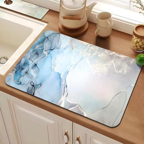 19.5" x 12" Dish Drying Mat & 24" x 5.5" Sink Splash Guard