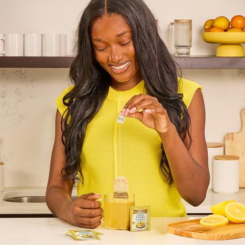 Lemon & Ginger Herbal Tea Individually Wrapped Bags (120 Count)