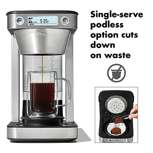 Brew 12 Cup Coffee Maker With Podless Single
