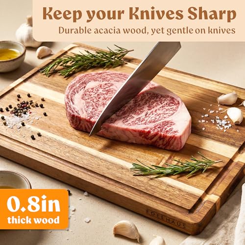 Extra Large Acacia Wood Cutting Board 17x13