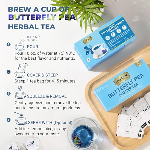 Butterfly Pea Tea Bags (80 Count)