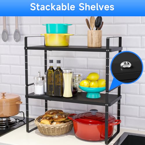 Expandable Cabinet Shelf Organizer (2 Count)