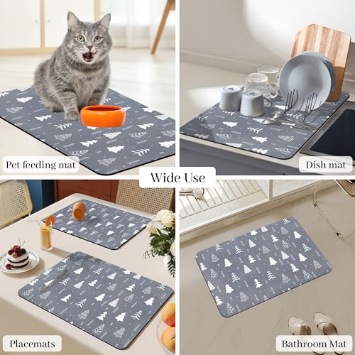 Christmas Dish Drying Mat