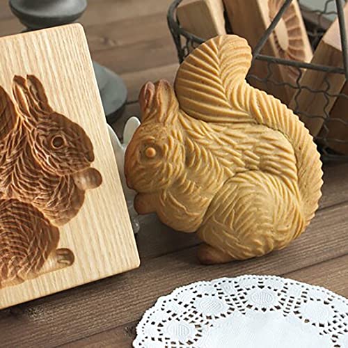 Wooden Cookie Biscuit Mold