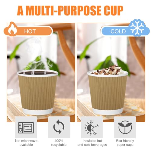 120 Pack Paper Espresso Coffee Cups (240 Count)
