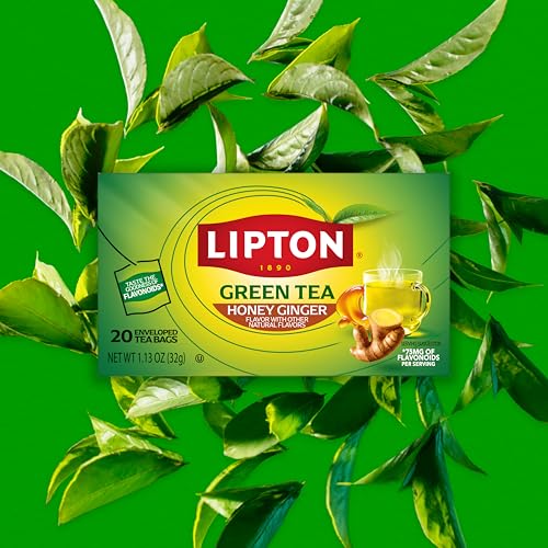 Honey Ginger Green Tea Bags 20 (20 Count)