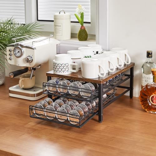 2 Tie Coffee Pod Drawer for Nespresso Vertuo Pods