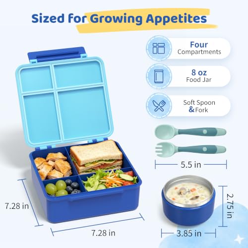 Bento Lunch Box with 8oz Soup Thermo