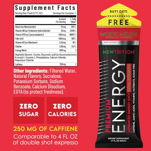 Extra Strength Energy Shots (20.4 Fl Oz)