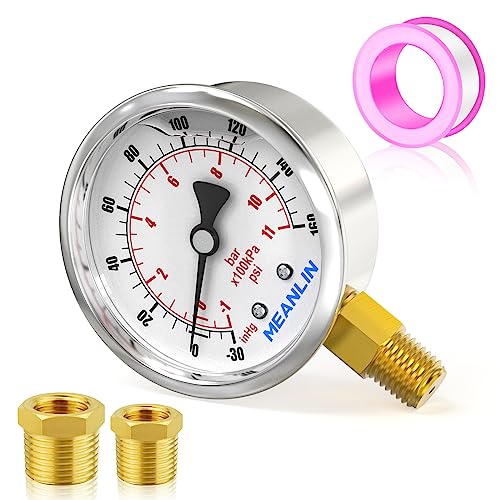 30inHG~160Psi Stainless Steel 1