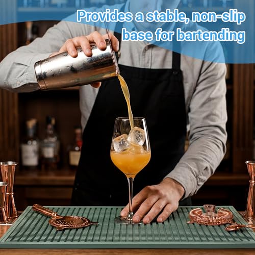 Bar Mat Premium 18"X12" Rubber Bar Mats for Countertop
