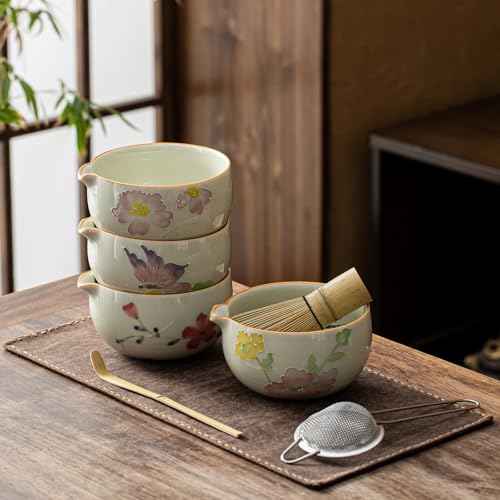 Matcha Set Matcha Whisk Set Includes Hand (5 Count)