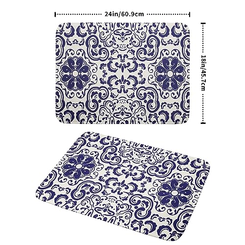 Boho Ethnic Design Dish Drying Mat for Kitchen Counter