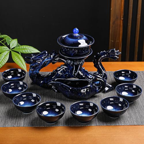 Chinese Gongfu Tea Set Ceramic Teapot with Infuser