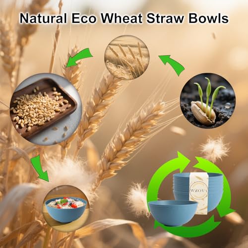 Wheat Straw Bowls for Kitchen