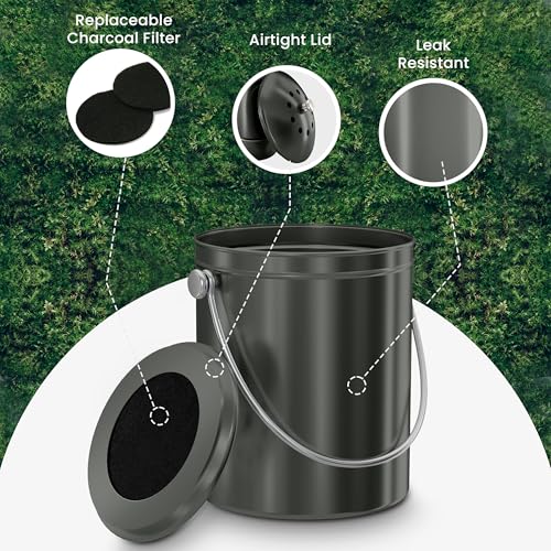 Countertop Compost Bin 1.3 Gallon