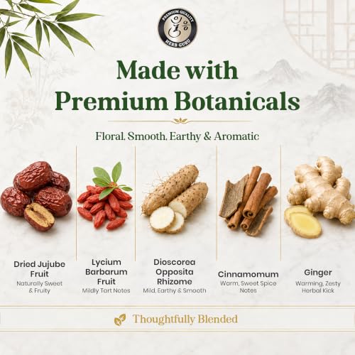 Inner Warming Comfort & Daily Vitality Traditional Chinese Herbal Tea for Modern Wellness (5 Count)