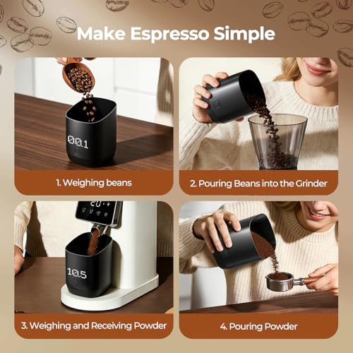 Digital Coffee bean Dosing Cup with LED Display