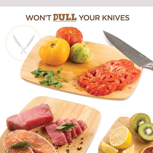 Bamboo Cutting Board Set for Kitchen (3 Count)
