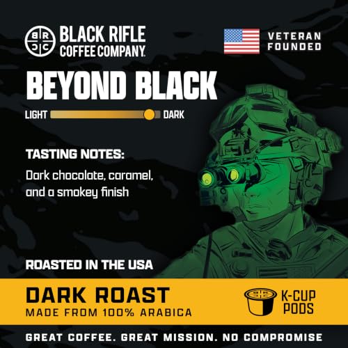 Black Rifle Coffee Dark Roast K Cup Coffee Beyond Black 32 Count