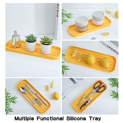 Silicone Kitchen Sink Organizer Tray for Multiple Usage