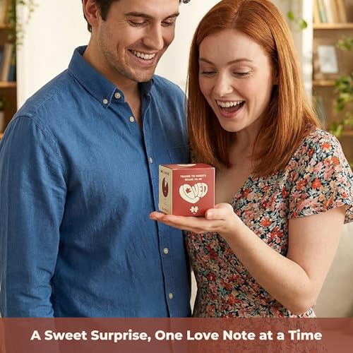 Love Notes Jar with 60 Romantic Messages