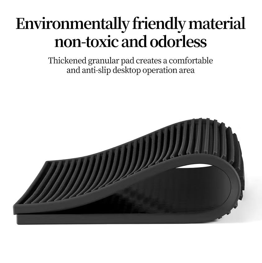 Bar Mats 18"x12" 2 Pack Black (2 Count)