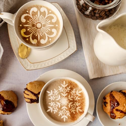 Coffee Latte Art Stencils (25 Count)