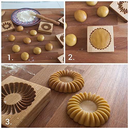 Wooden Cookie Biscuit Mold