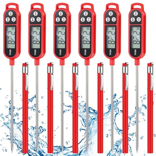 6 Pcs Food Thermometer Instant Read Probe BBQ (6 Count)