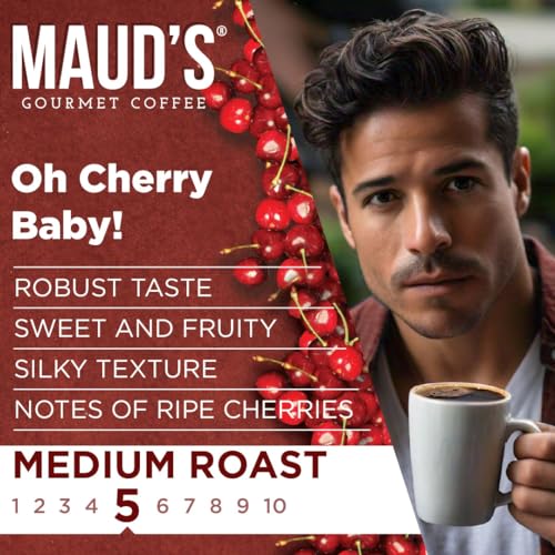 Cherry Flavored Medium Roast Coffee Pods (50 Count)
