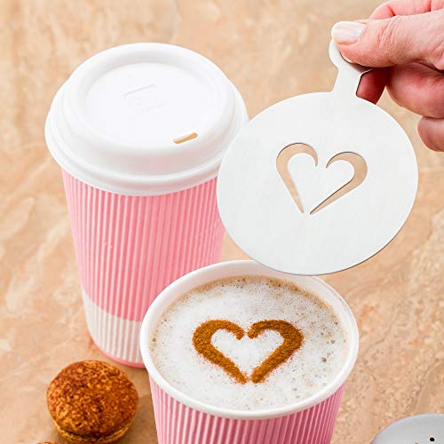 Stainless Steel Heart Coffee Decorating Stencil