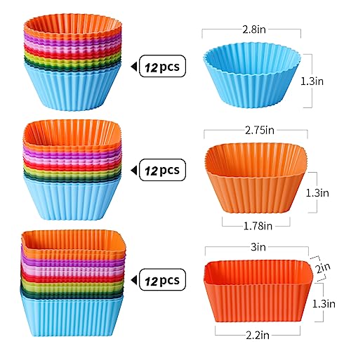 Silicone Lunch Box Dividers (46 Count)