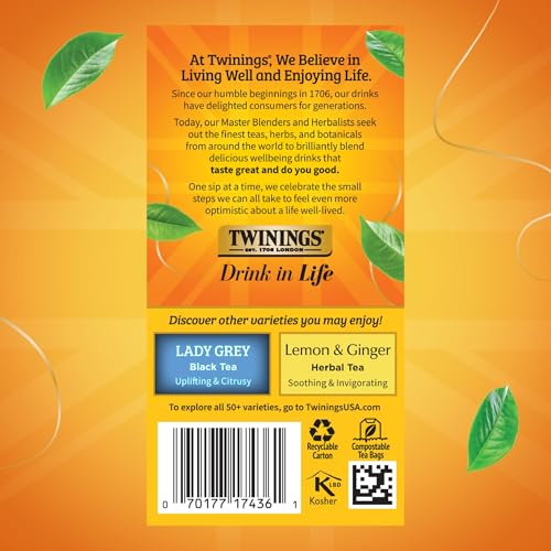 Earl Grey Lavender Black Bergamot Tea Bags (20 Count)